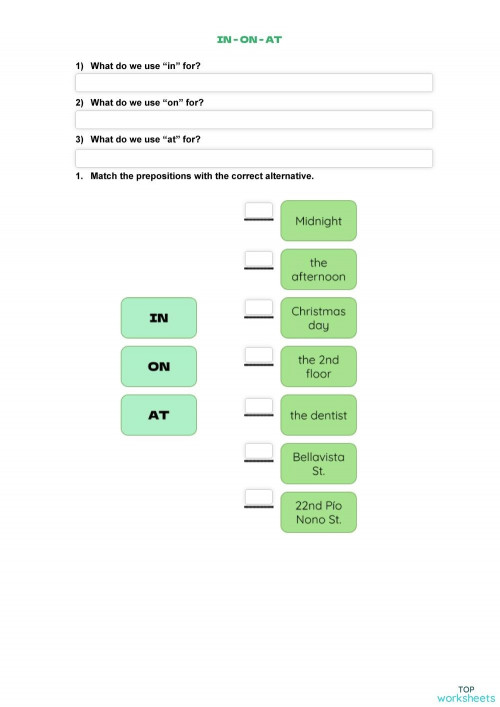 interactive worksheets and online exercises in english topworksheets