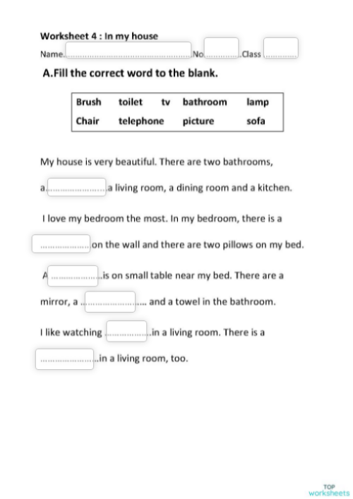 Daily routines Grade 4. Interactive worksheet | TopWorksheets