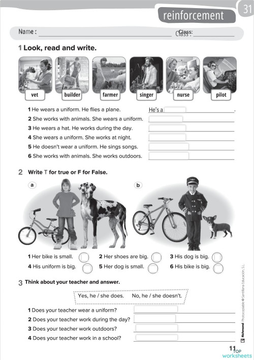 JOBS AND OCCUPATIONS. Interactive worksheet | TopWorksheets