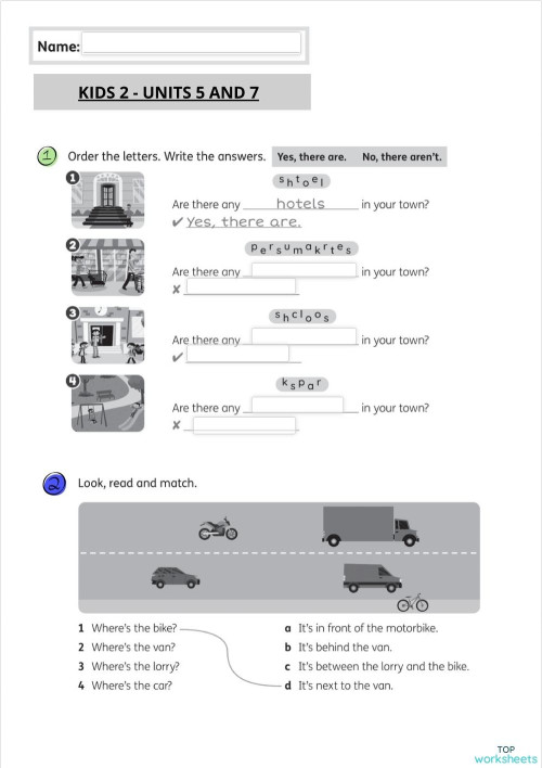 T3 UNITS 5 AND 6. Interactive worksheet TopWorksheets