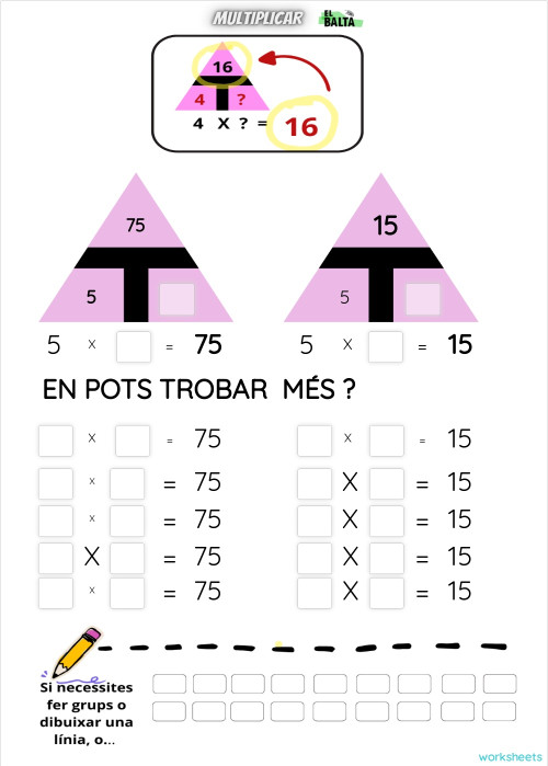 Fitxes interactives i exercicis online en català | TopWorksheets