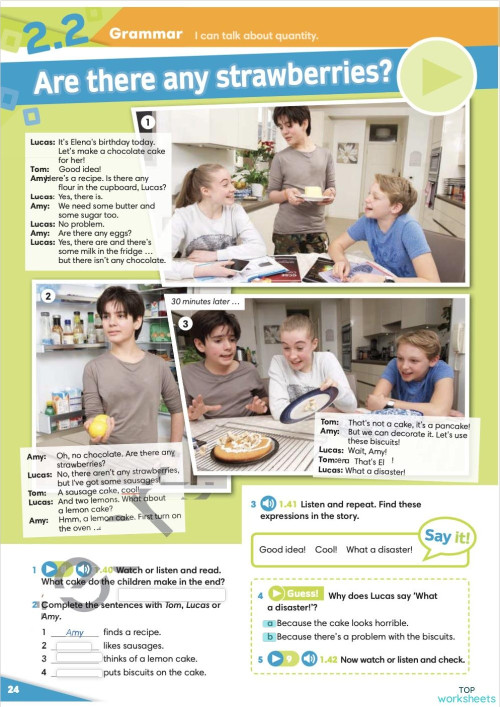 Modifiers- quite, really, very. Interactive worksheet | TopWorksheets