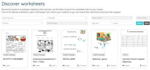Help on Discover worksheets | TopWorksheets