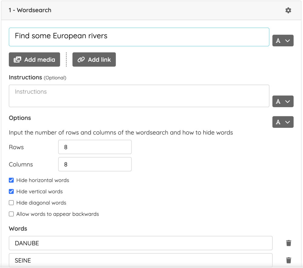 Word Search Script Help on How to generate a wordsearch | TopWorksheets