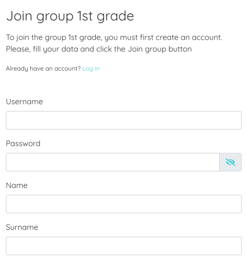 How does a student create an account?