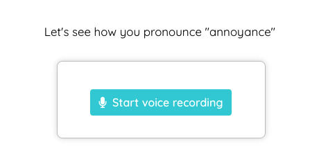 Voice answer